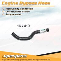 Engine Bypass Hose 16 x 310mm for Holden Jackaroo L2 Rodeo TF TFG7 2.8L 3.1L