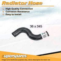 1 x Upper Radiator Hose 36mm x 345mm for Toyota Landcruiser Prado KDJ150R 3.0L