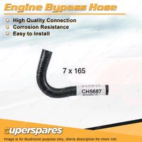 Superspares Bypass Hose 7 x 165mm for Toyota Landcruiser VDJ 200R 76R 78R 79R