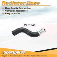 1 x Upper Left Radiator Hose 27 x 240mm for Subaru Liberty BL BP Outback 3.0L