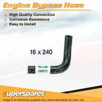 1 x Engine Bypass Hose 16mm x 240mm for Holden Nova LE LF 1.4L 1.6L 1989-1994