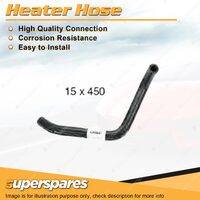 1 x Heater Hose 15 x 450mm for Toyota Landcruiser FZJ105R 4.5L 6 cyl DOHC 24V