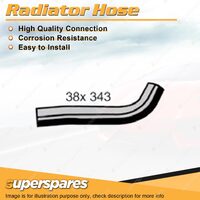 Upper Radiator Hose 38 x 343mm for Chrysler Valiant AP6 VC 3.7 4.5L 1965-1967