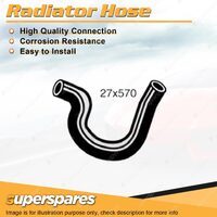 Lower Radiator Hose 27 x 570mm for Datsun 1000 1.0L 4 cyl OHV 03/1967-06/1970