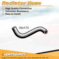 Lower Radiator Hose 38 x 470mm for Holden HG HK HT 161ci 186ci 12V 1968-1971