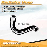 Lower Radiator Hose 31/38 x 420mm for Ford Escort Capri 1.1L 1.3L 1.6L 1970-1982