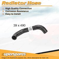 1 x Lower Radiator Hose 39mm x 490mm for Holden HJ HQ HX HZ Torana LH LJ LX UC