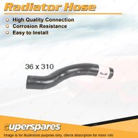 Superspares Radiator Hose 36 x 310mm for Isuzu D-MAX TF 3.0L 4JJ1-TC 2008-2012