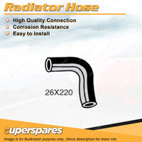 Superspares Upper Radiator Hose for Mazda 1600 NA B1500 UB 1.5L 1.6L 4 cyl