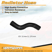 Superspares Upper Radiator Hose for Nissan Datsun 160B 200B 810 2.0L 4 cyl SOHC