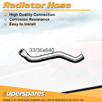 Superspares Upper Radiator Hose for Land Rover Range Rover 3.5L V8 OHV 16V Carb