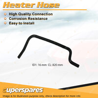 Heater Hose for Ford Escort 2.0L 4 cyl OHV 8V Carb 820mm 07/1977-08/1982