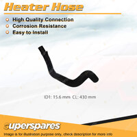 Superspares Heater Hose for Ford Capri Convertible SA SC SE 1.6L 1989-1994