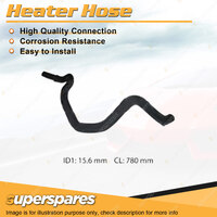 Superspares Heater Hose for Toyota Corolla AE93 1.6L 4 cyl DOHC 16V EFI 740mm