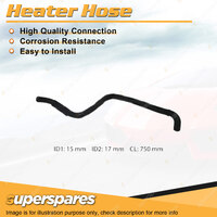 Superspares Heater Hose for Mazda Tribute CU YU 2.0L 4 cyl DOHC 16V EFI 750mm