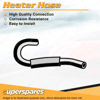 Superspares Heater Inlet Hose for Holden Barina MF 1.3L 4 cyl SOHC 8V Carb