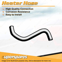 Superspares Heater Hose for Mazda 121 DW 1.3L 4 cyl SOHC 16V EFI 10/1996-12/2002