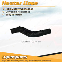 Superspares Heater Inlet Hose for Daihatsu Sirion M100 1.0L 3 cyl DOHC 12V MPFI