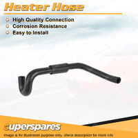 Superspares Heater Inlet Hose for Nissan Patrol GQ 3.0L 6 cyl OHC 12V Carb