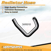 Superspares Lower Side Radiator Hose Length 610mm Inside Diameter 34mm