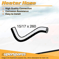 Superspares Heater Hose Length 260mm Inside Diameter 15mm Bell ID 17mm