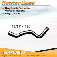 Superspares Heater Hose Length 430mm Inside Diameter 15mm Bell ID 17mm