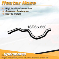 Superspares Heater Hose Length 650mm Inside Diameter 18mm Bell ID 26mm