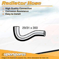 Superspares Lower Radiator Hose Length 350mm Inside Diameter 29mm Bell ID 31mm