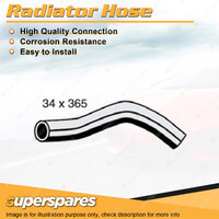 Superspares Lower Side Radiator Hose Length 365mm Inside Diameter 34mm