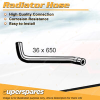 Superspares Lower Side Radiator Hose Length 650mm Inside Diameter 36mm