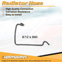 Superspares Radiator Hose Misc Length 840mm Inside Diameter 8mm Bell ID 12mm