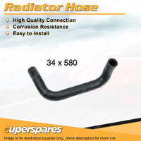 Superspares Upper Side Radiator Hose Length 580mm Inside Diameter 34mm