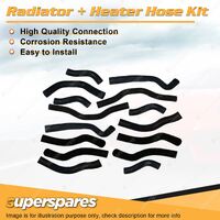 Superspares Radiator + Heater Hose Kit for Holden Commodore VX 5.7L V8 LS1 00-02