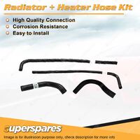 Radiator + Heater Hose Kit for Holden Commodore VH VK Berlina Calais VK 2.8 3.3L