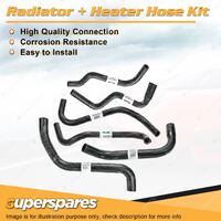 Superspares Radiator + Heater Hose Kit for Holden Commodore VU Utility 3.8L L36