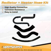 Radiator & Heater Hose Kit for Ford Fairmont EF EL 4.0L with Connector