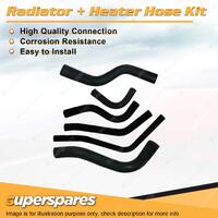 Radiator & Heater Hose Kit for Toyota Landcruiser HJ60R 4.0L 2H 1980-1990