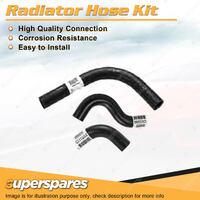 Upper+Lower Radiator Hose Kit for Holden Drover QB 1.3L G13A 4 cyl 1985-1987