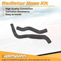 Upper+Lower Radiator Hose for Holden Captiva CGII 2.4L V-DOHC MPFI LE5 2011-ON