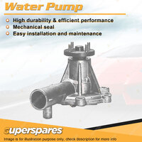 Superspares Water Pump for Ford Courier 2.6L SOHC 8V 4G54 4Cyl Petrol 87-90