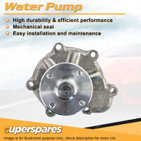 Superspares Water Pump for Mazda T3500 3.5L OHV 8V SL SL-T 4Cyl Diesel 84-91