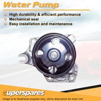 Superspares Water Pump for Mazda 2 1.5L DOHC 16V ZY 1498cc 4Cyl Petrol 03-07