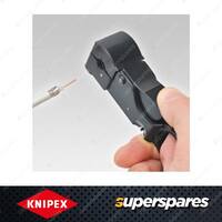 Knipex Coax Stripping Tool - for Coax Cables RG58 RG59 RG62 Length 105mm