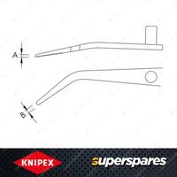 Knipex 1000V Tweezers - 148mm with 30 Degree Angled Finish Insulated Handles