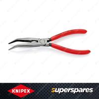 Knipex Snipe Nose Plier Bent - 40 Deg Angled Half-round Long Tapered Jaws 200mm