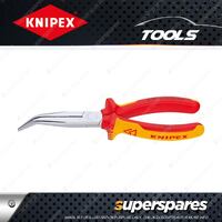 Knipex 1000V Snipe Long Nose Cutting Bent - Length 200mm Chrome Plated Pliers