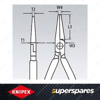 Knipex Relay Adjusting Plier - 135mm Long with 40 Degree Bent Angled Head