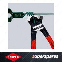 Knipex Bolt End Cutting Nipper - Length 200mm with Plastic Coated Handle