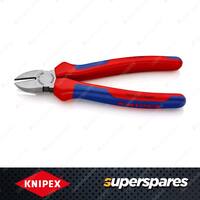 Knipex Diagonal Cutter - Length 180mm Cutting Soft & Hard Wire with Bevel