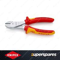 Knipex 1000V High Leverage Diagonal Cutter - 180mm Chrome-plated Head & Pliers